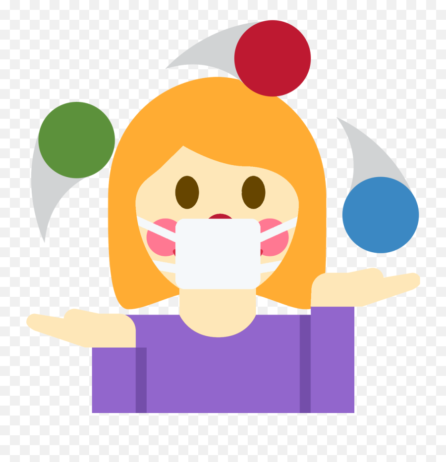Emoji Face Mashup Bot On Twitter U200d Woman Juggling - Happy,Watch Me Whip Emoji