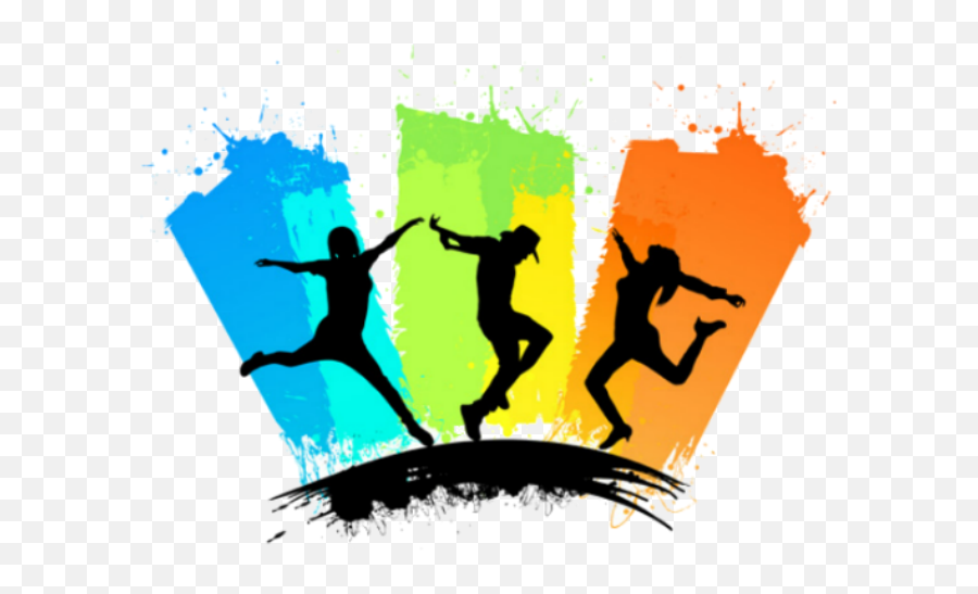 Group Dance Wallpaper Png Transparent - Dance Dance Revolution Silhouette Emoji,Performing Arts Emoji