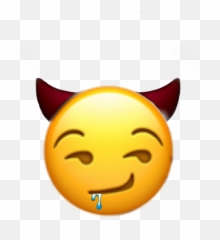 Emoji Emojiiphone Teufelemoji Sticker - Happy
