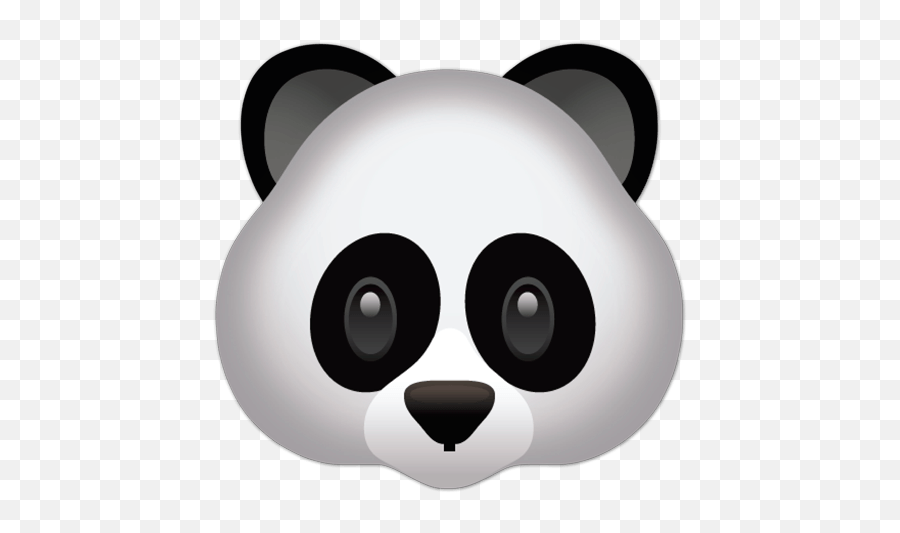 Wall Stickers Panda Face - Panda Emoji Transparent Background,Emoji Stickers For Wall