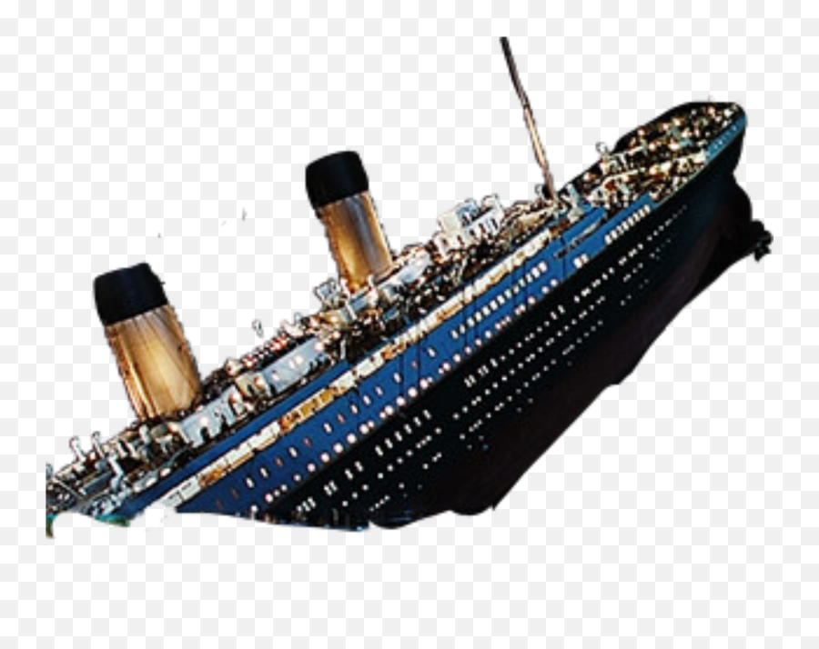 Titanic Sinking Freetoedit - Titanic Movie Sinking Emoji,Titanic Emoji