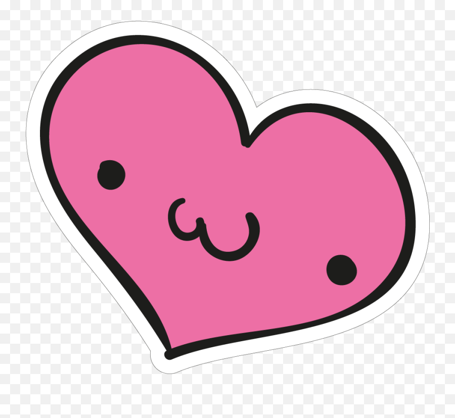Heart Cute Transparent Png Clipart - Cute Stickers Transparent Background Emoji,Cute Heart Emoji