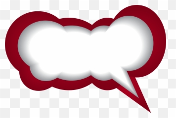 Pin - Speech Bubble Red Png Emoji,Heart Envelope Emoji