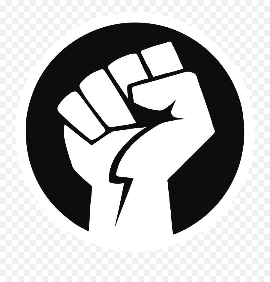 Power Fist Clipart - Black Power Fist Png Emoji,Black Power Fist Emoji