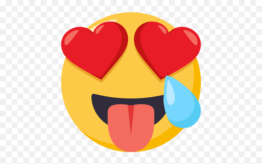 Demoji - Love Heart Eyes Face Emoji,Redhead Emojis