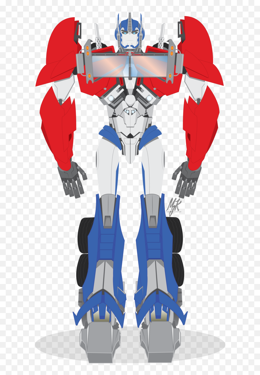 Transformer Vector Transparent Png - Transformers Optimus Prime Full Body Emoji,Transformer Emoji