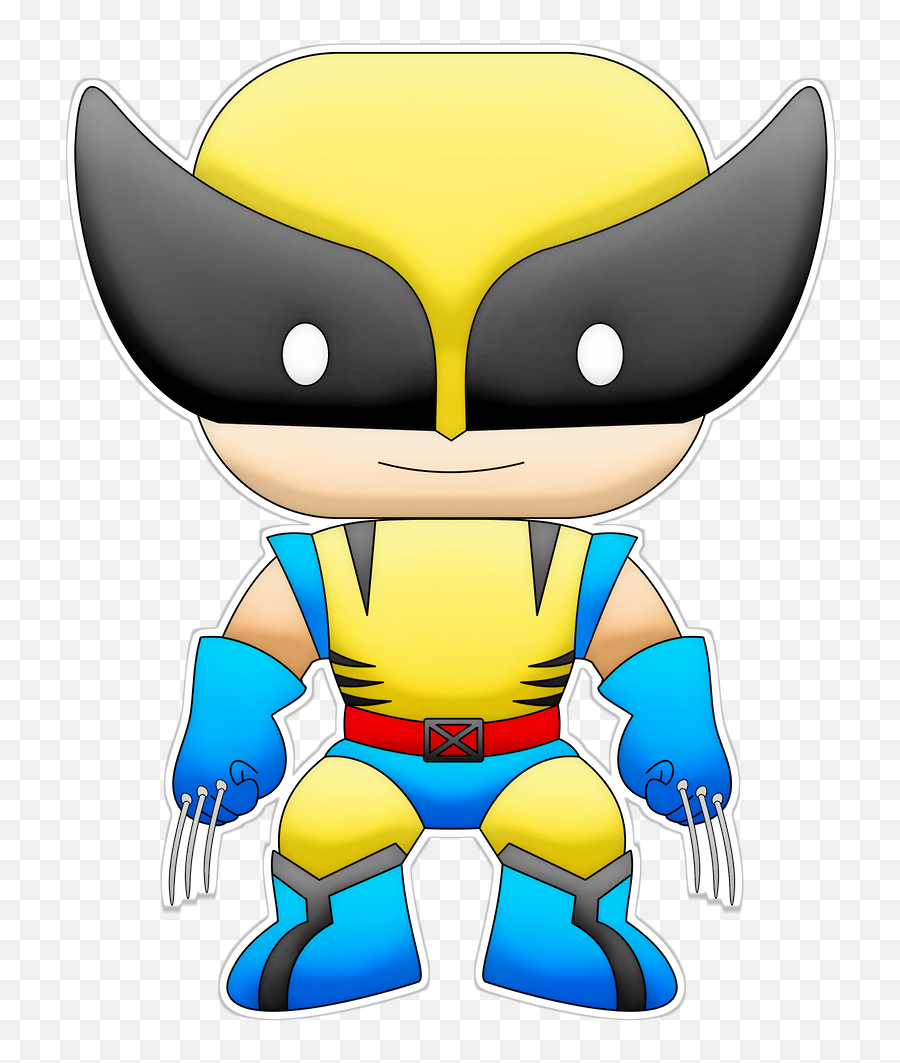 Logan Wolverine X - Baby Avengers Cartoon Png Emoji,X Men Emoji