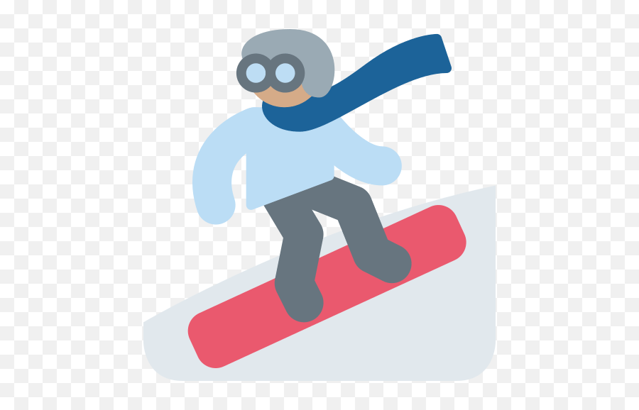 Snowboarder Emoji With Medium Skin Tone Meaning And - Snowboard Emoji,Volcano Emoji