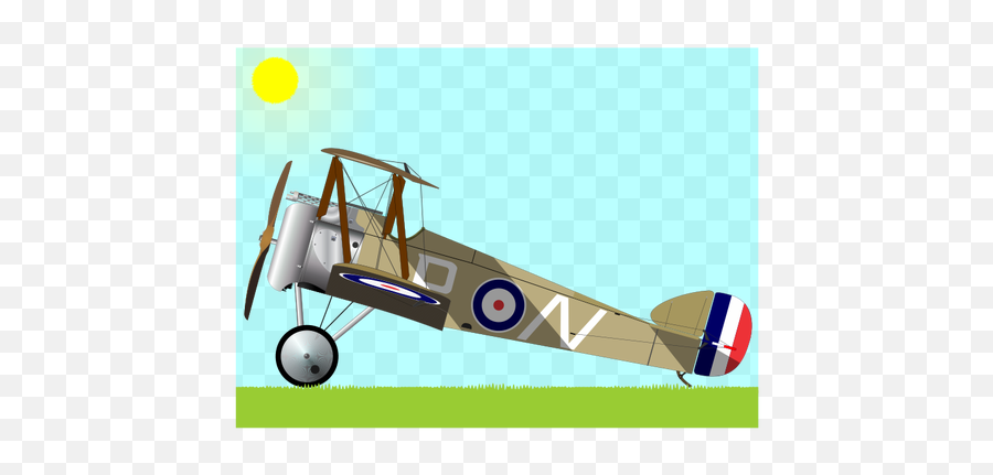 Sopwit Camel Airplane - Sopwith Camel Emoji,British Flag And Plane Emoji
