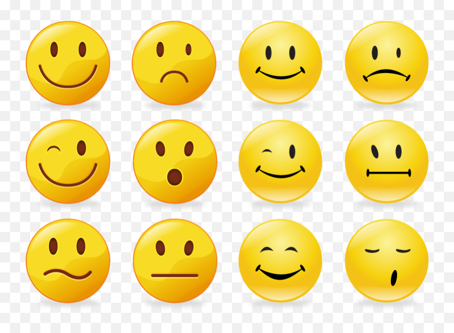 Smile Emoji Clipart - Simple Smileys,Emoticone