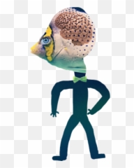 Stickman Fish Creepy Stickmen - Animal Figure Emoji