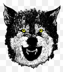Wolf Predator Mascot Wild Fierce Emoji