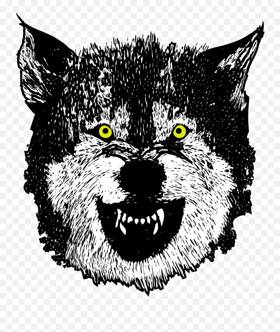 Wolf Predator Mascot Wild Fierce Emoji,Wolf Howling Emoji