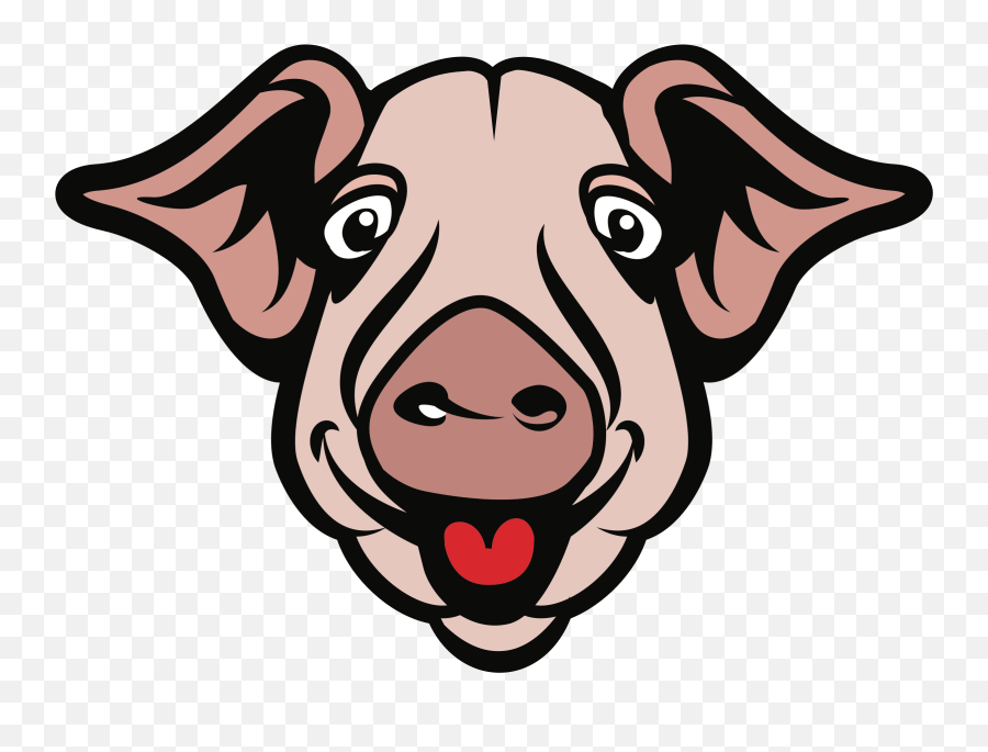 Pig Face Clipart Free Download Clip Art - Gambar Kepala Babi Kartun Emoji,Pig Face Emoticon