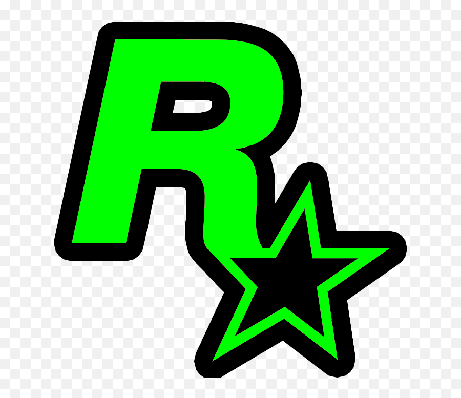 Épinglé Par Simon - Transparent Rockstar Games Logo Png Emoji,Rockstar Hand Emoji