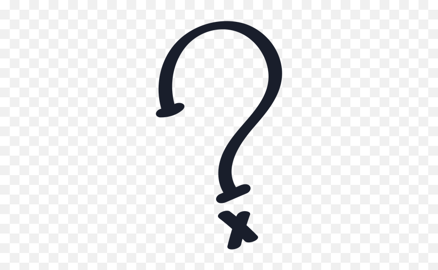 X Question Mark Drawing - Transparent Png U0026 Svg Vector File Question Mark With X Emoji,Question Mark Emoticon