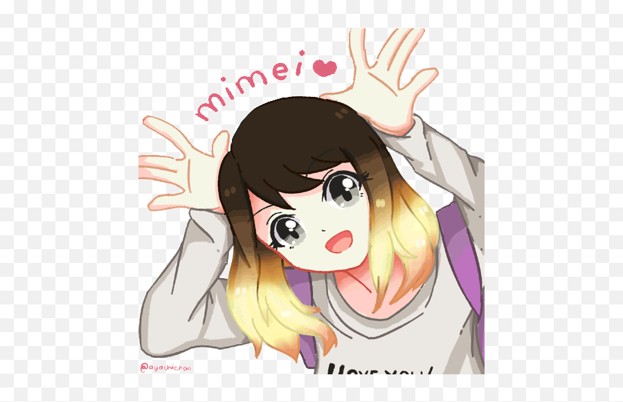 Top Long Hair Cut Stickers For Android - Transparency Anime Gif Png Emoji,Grabby Hands Emoji