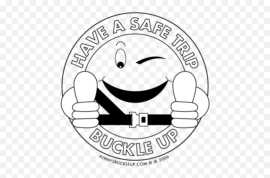 Coloring Page As Well Baby Car Seat - Seatbelt Safety Coloring Page Emoji,Mailbox Police Emoji