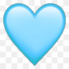 Lightblueheart Blueemoji Emoji Sticker - Heart,Emoji Light