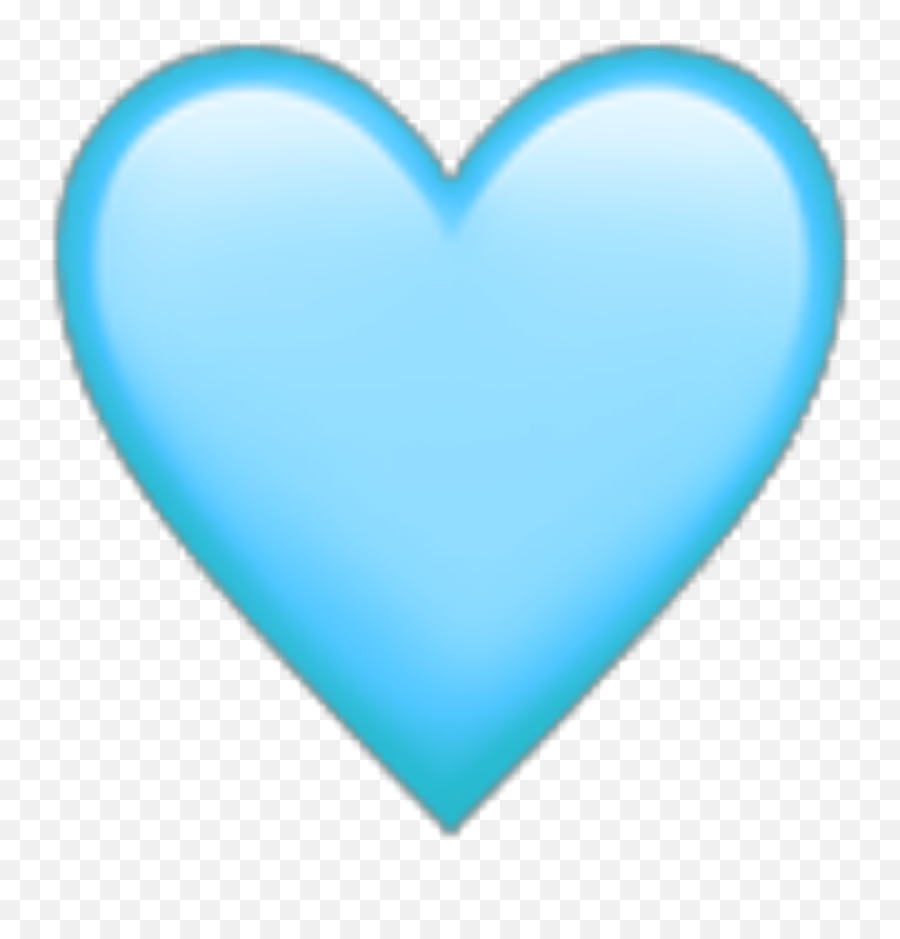 Lightblueheart Blueemoji Emoji Sticker - Heart,Emoji Light