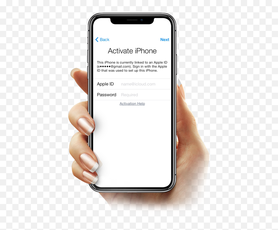 Iphone X Activation Lock Png Image With - Transparent Mobile Phone In Hand Emoji,Iphone Lock Emoji