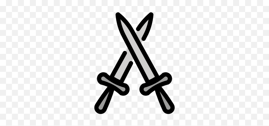 Crossed Swords Emoji - Emoji Espada,Sword Emoji