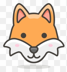 Fox Emoji Clipart - Clip Art,Fox Emoji