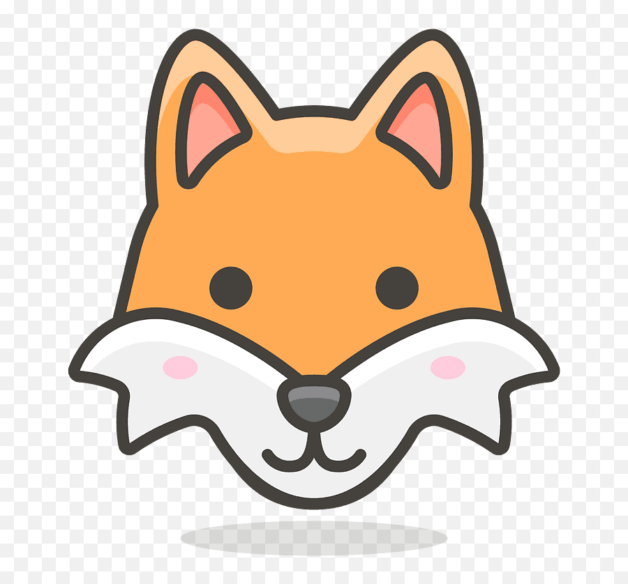 Fox Emoji Clipart - Clip Art,Fox Emoji
