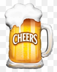 35 Giant Beer Mug Balloon - Glass Cheers Clip Art Emoji
