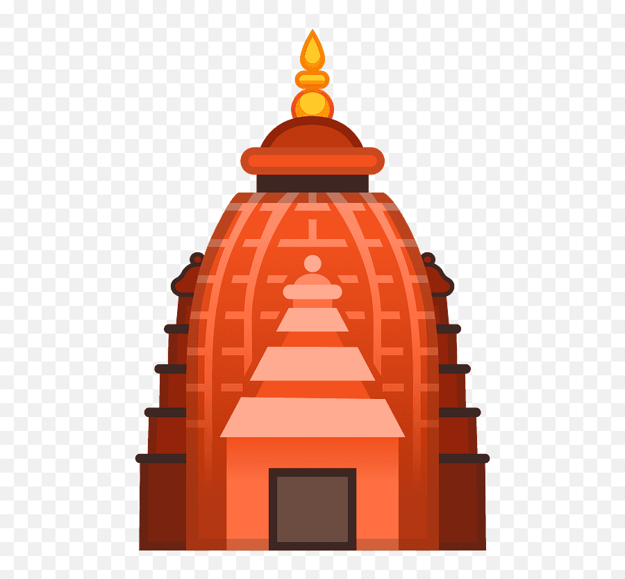 Hindu Temple Emoji Clipart - Temple Emoji,Church Emoji