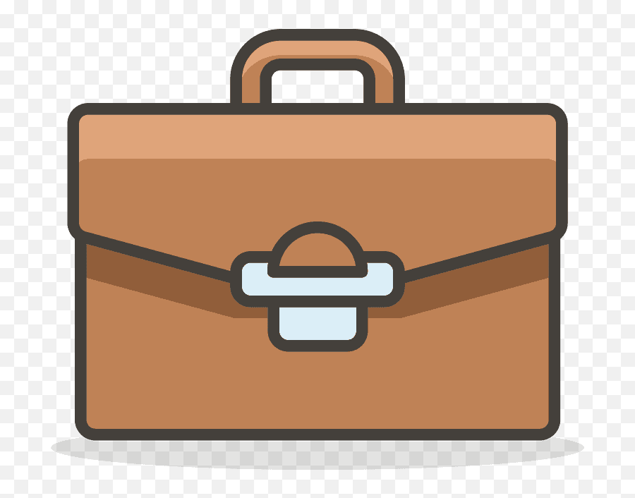 Briefcase Emoji Clipart - Briefcase Emoji Transparent,Suitcase Emoji