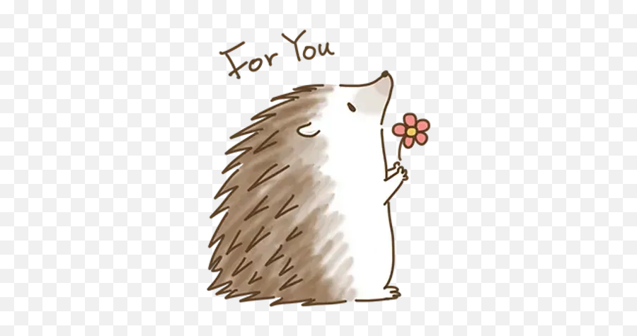 Ogawa Neko Whatsapp Stickers - Domesticated Hedgehog Emoji,Porcupine Emoji