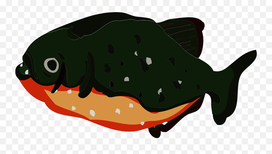 Piranha Fish Clipart Free Download Transparent Png Creazilla Emoji,Bowie Emoji