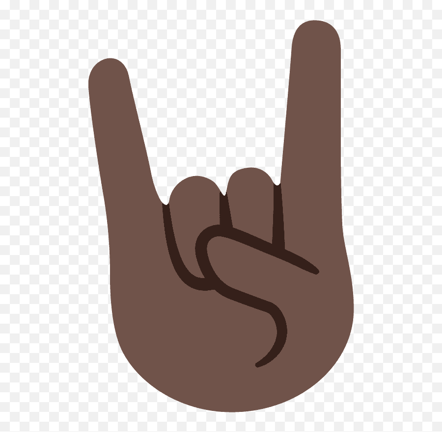 Sign Of The Horns Emoji Clipart - Emoji,Sign Language Emojis