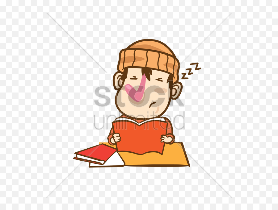 Tired Clipart Cook - Gratitude Cartoon Png Download Full Cartoon Study While Eating Emoji,Gratitude Emoji