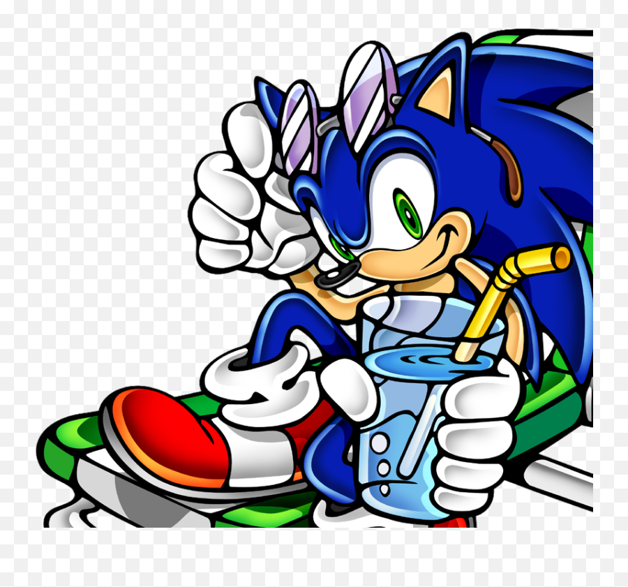 Sonic The Hedgehog Summer Clipart Sonic Adventure - Sonic Sonic Adventure Sonic Emoji,Sonic The Hedgehog Emoji