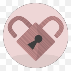 Download Free Png Pink Lock Heart - Icon Emoji