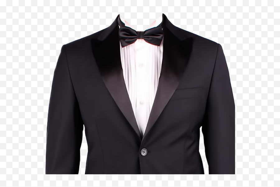 Tuxedo Tux - Suit Bow Tie Transparent Emoji,Tuxedo Emoji
