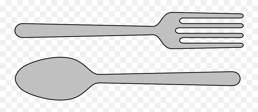 Silverware Spoon Fork Dishware Cutlery - Folk And Spoon Vector Emoji,Roast Hand Emoji