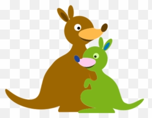Cartoon Kangaroos - Nick Jr Logo Emoji
