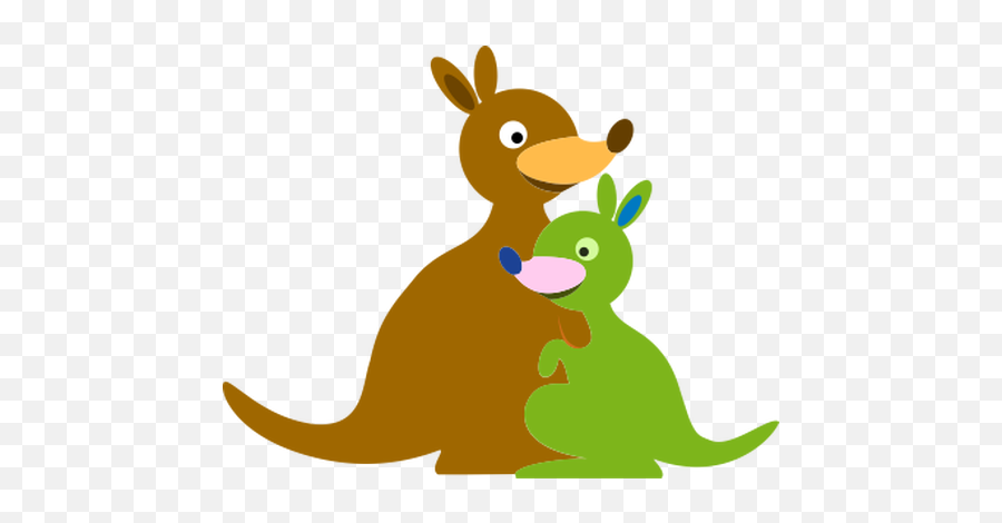 Cartoon Kangaroos - Nick Jr Kangaroo Logo Emoji,Facebook Emoticons Codes