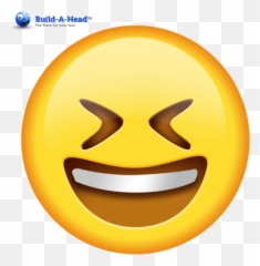 Funny Crossed Eyes Emoji Cutouts - Grinning Squinting Face Emoji,Eyes Emoji