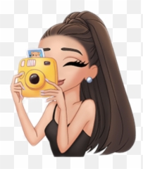 Polaroid Polaroid Camera Emoji Ariana Grande Arianagran - Ariana Grande Arimoji,Sassy Emoji