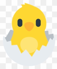 Fxemoji U1f423 - Clip Art,Bird Emoji