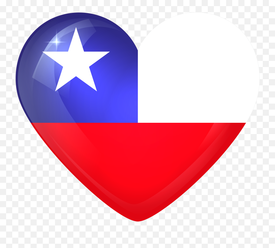Chile Large Flag Gallery Yopriceville - Chile Flag Heart Png Emoji,Antarctica Flag Emoji