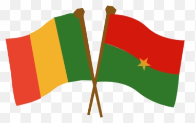 Mali Burkina Faso Flags - Drapeau Du Et Emoji