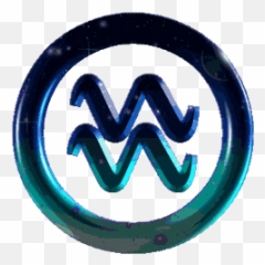 Aquarius Sun Stickers For Android Ios - Emoji