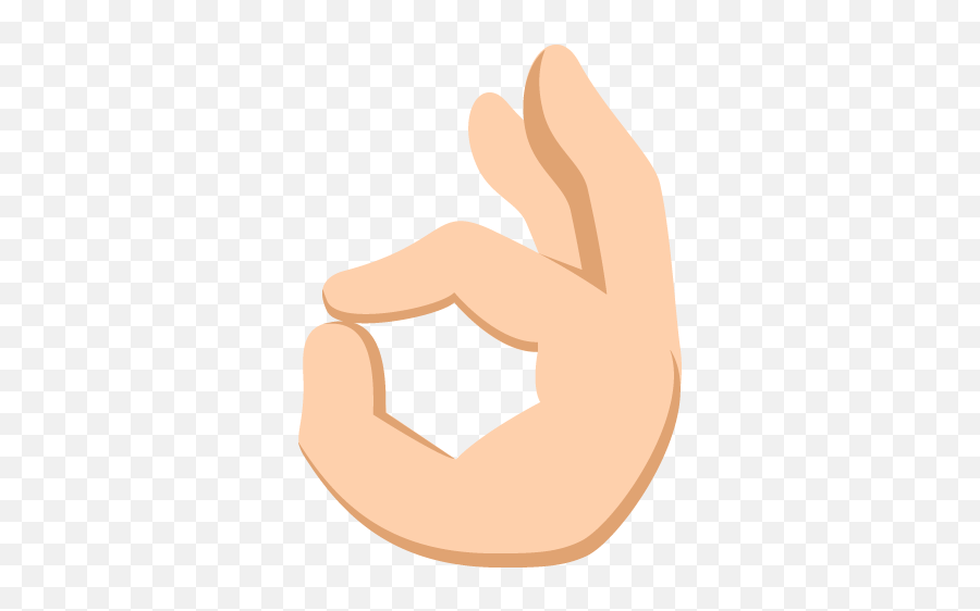 Medium Light Skin Tone Emoji Emoticon - Hand Emoji Ok Icon,Skin Color Emoji