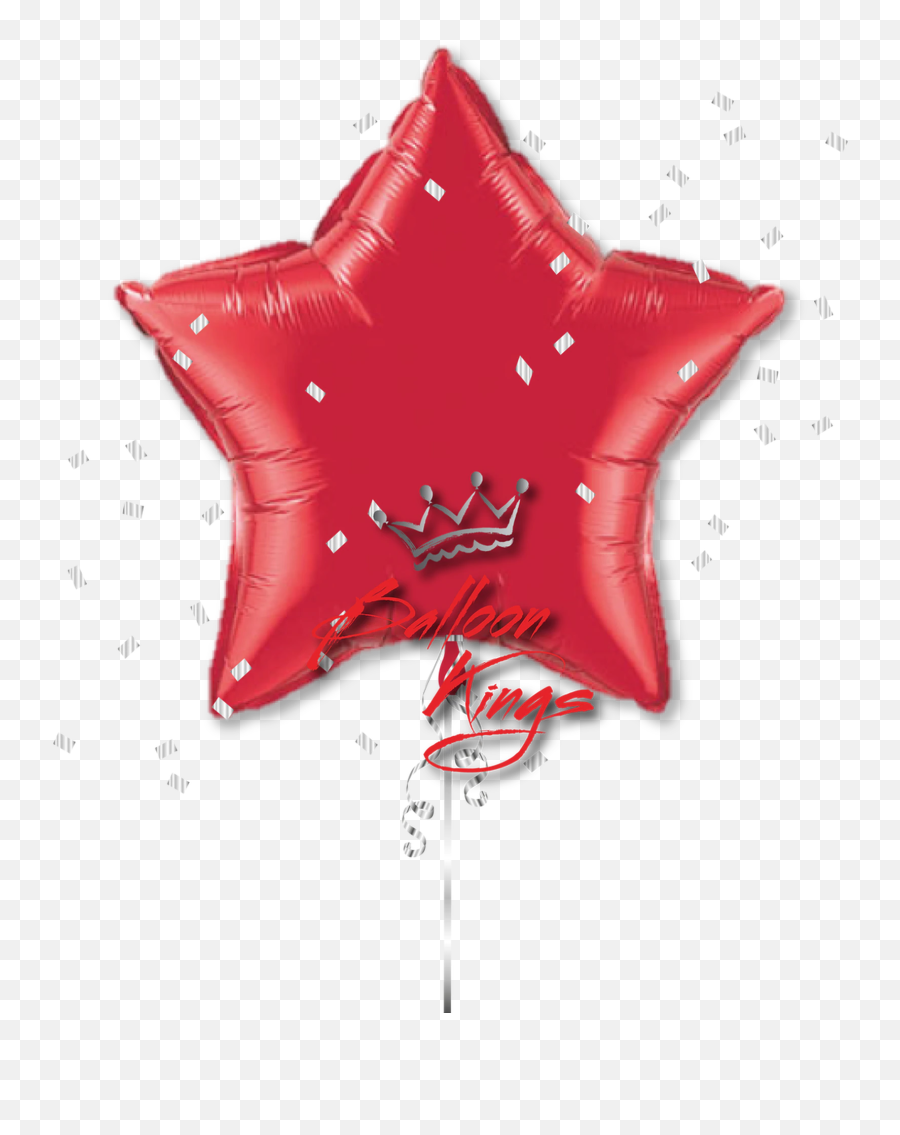 Large Red Star - Red Star Balloons Emoji,Red Balloon Emoji