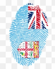 Fiji Flag Fingerprint Country Pride Emoji,Snake And Boot Emoji